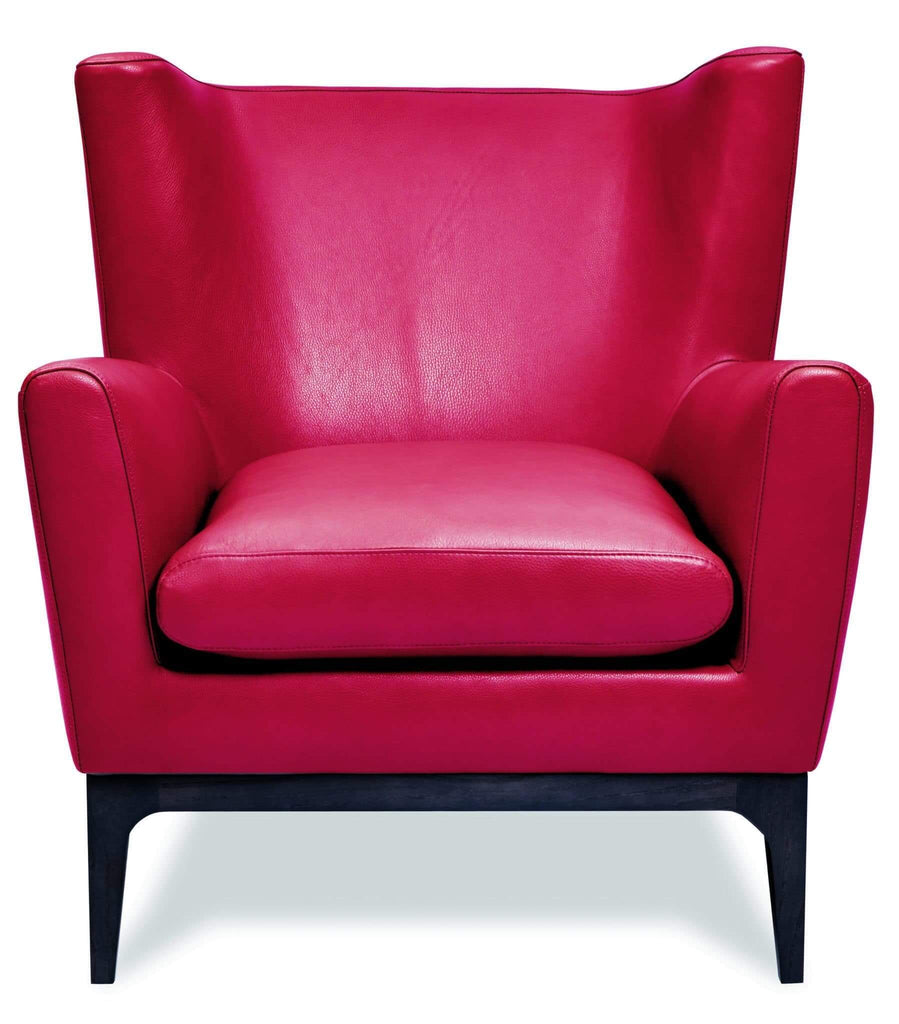 Leather pink chair new arrivals