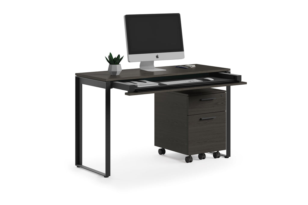 BDI Linea 6222 Console Desk (Charcoal Stained Ash)