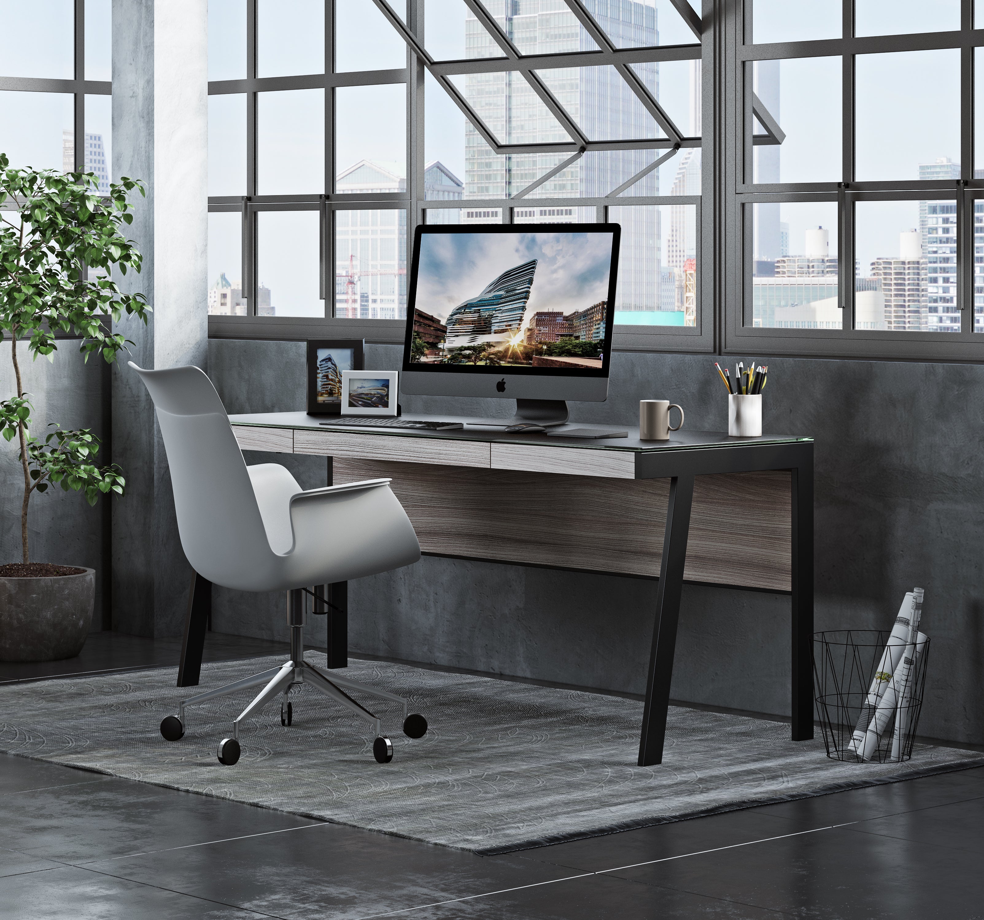 Modern Home Office Furniture, Contemporary - New York