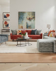 American Leather Estero High Leg Sofa Collection