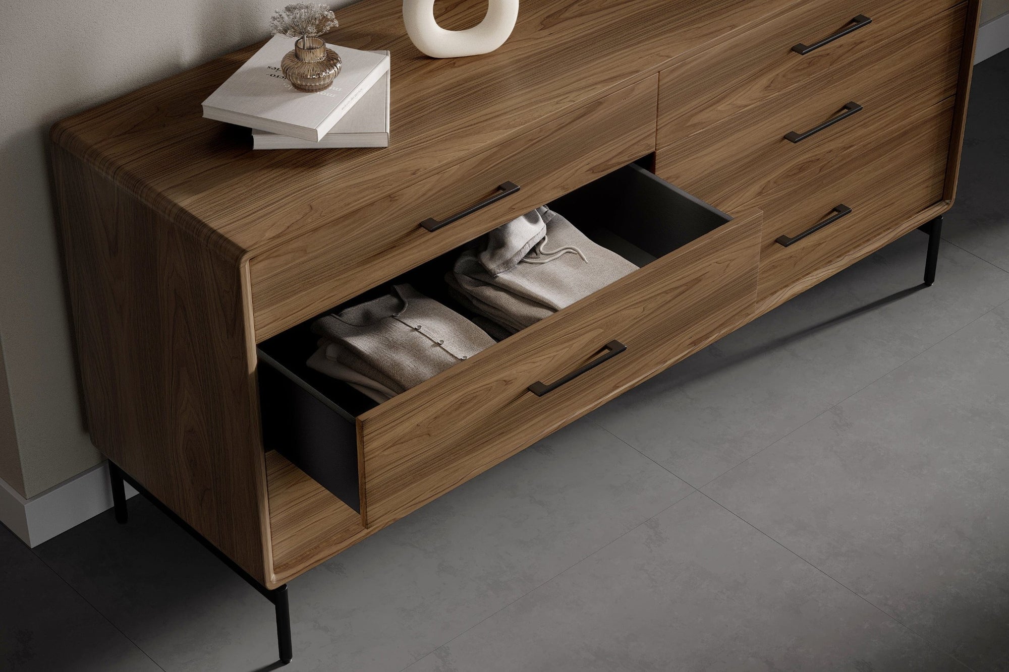 BDI Linq 6 Drawer Dresser