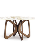 Copeland Butterfly Round Stone Top Dining Table