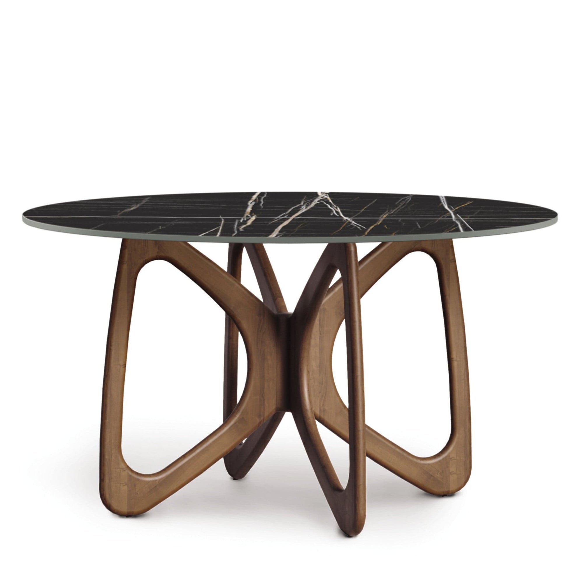 Copeland Butterfly Round Stone Top Dining Table