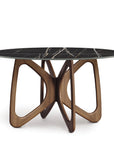 Copeland Butterfly Round Stone Top Dining Table