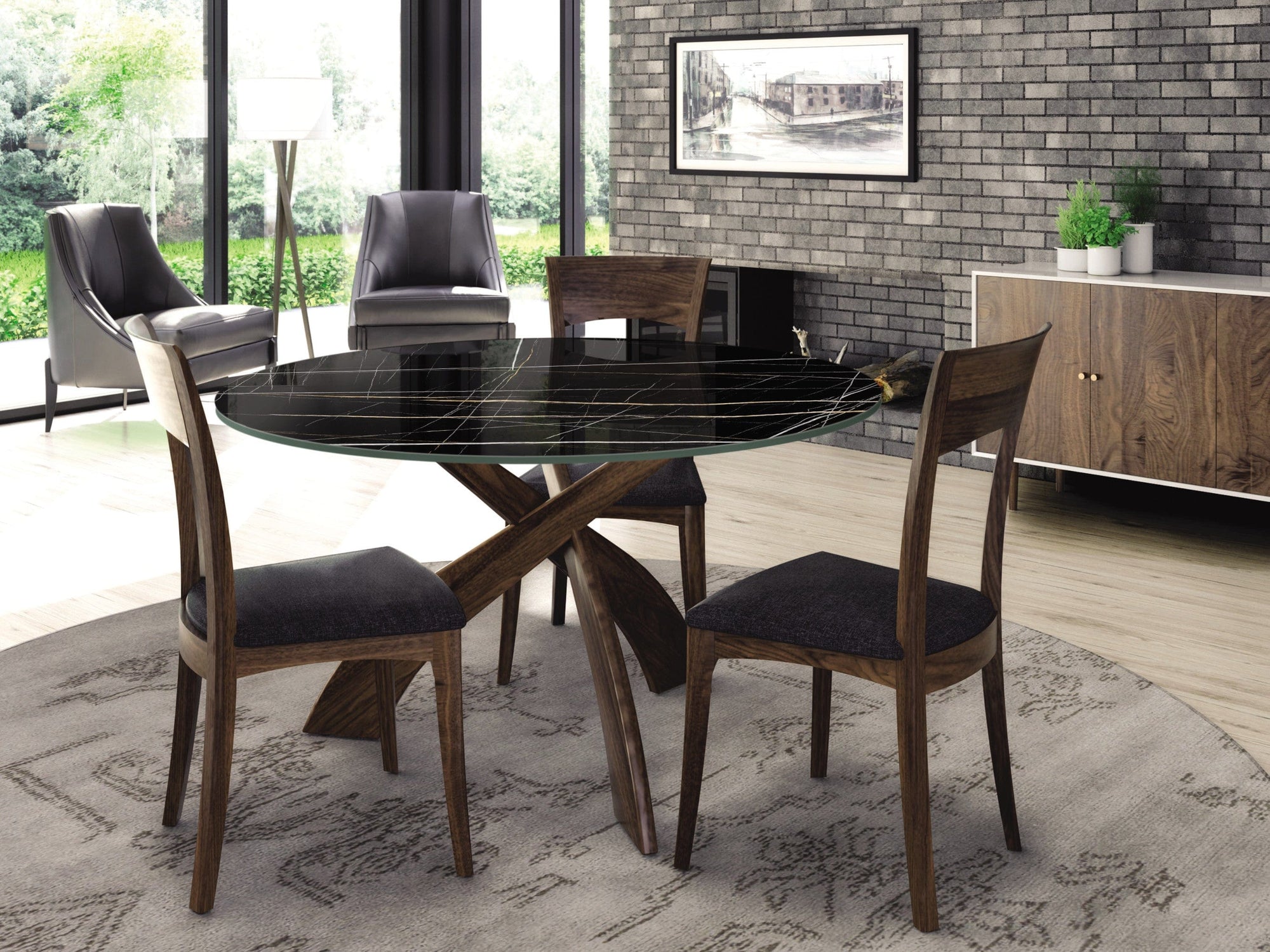 Copeland Entwine Stone Top Dining Table