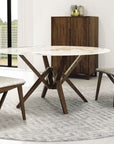 Copeland Exeter Round Stone Top Dining Table