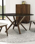 Copeland Exeter Round Stone Top Dining Table