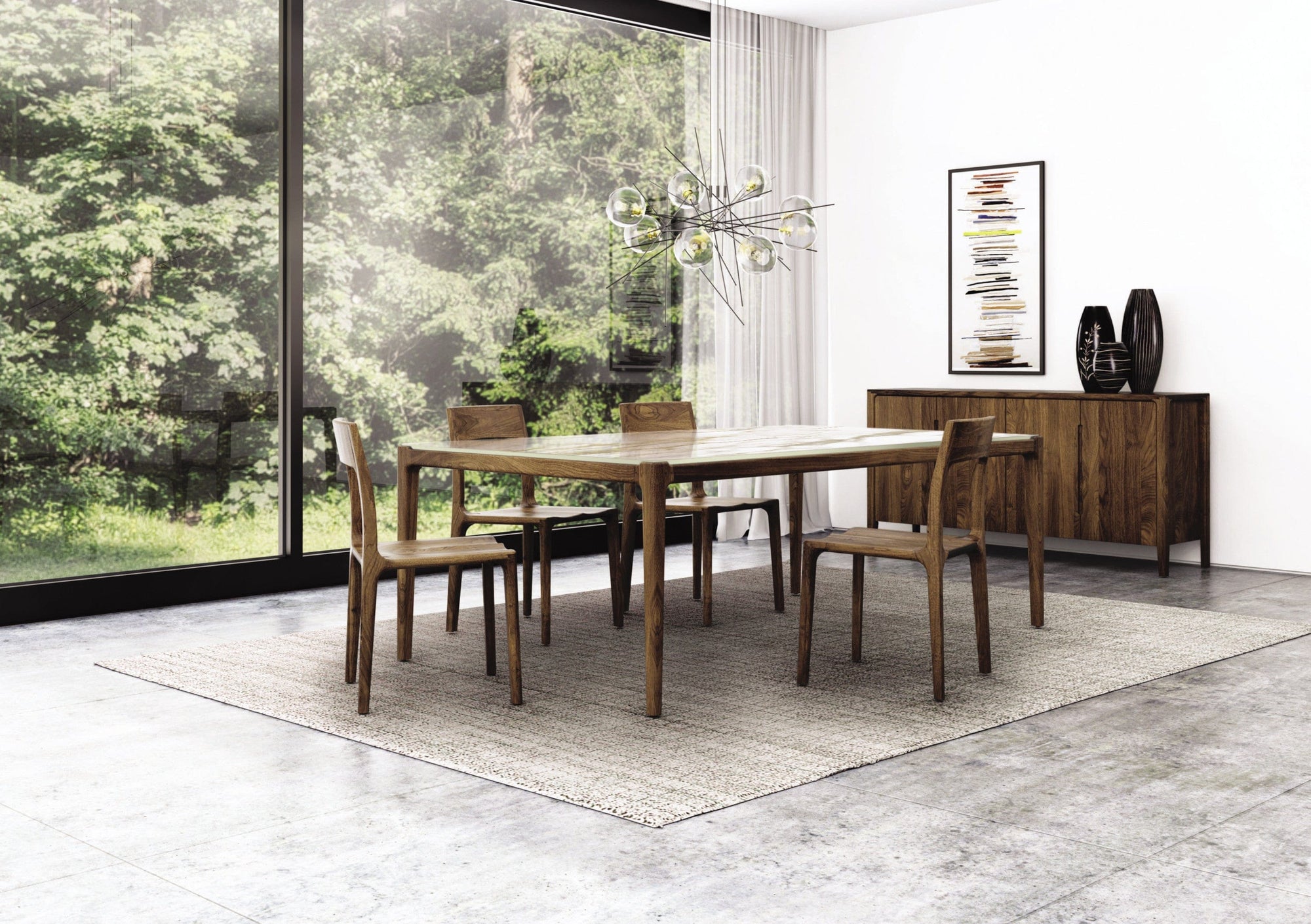 Copeland Lisse Stone Top Dining Table