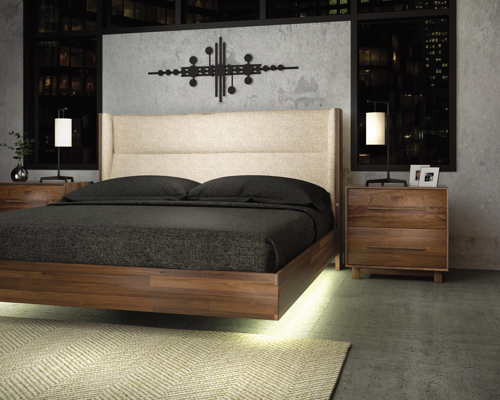 Copeland Sloane Floating Platform Bed