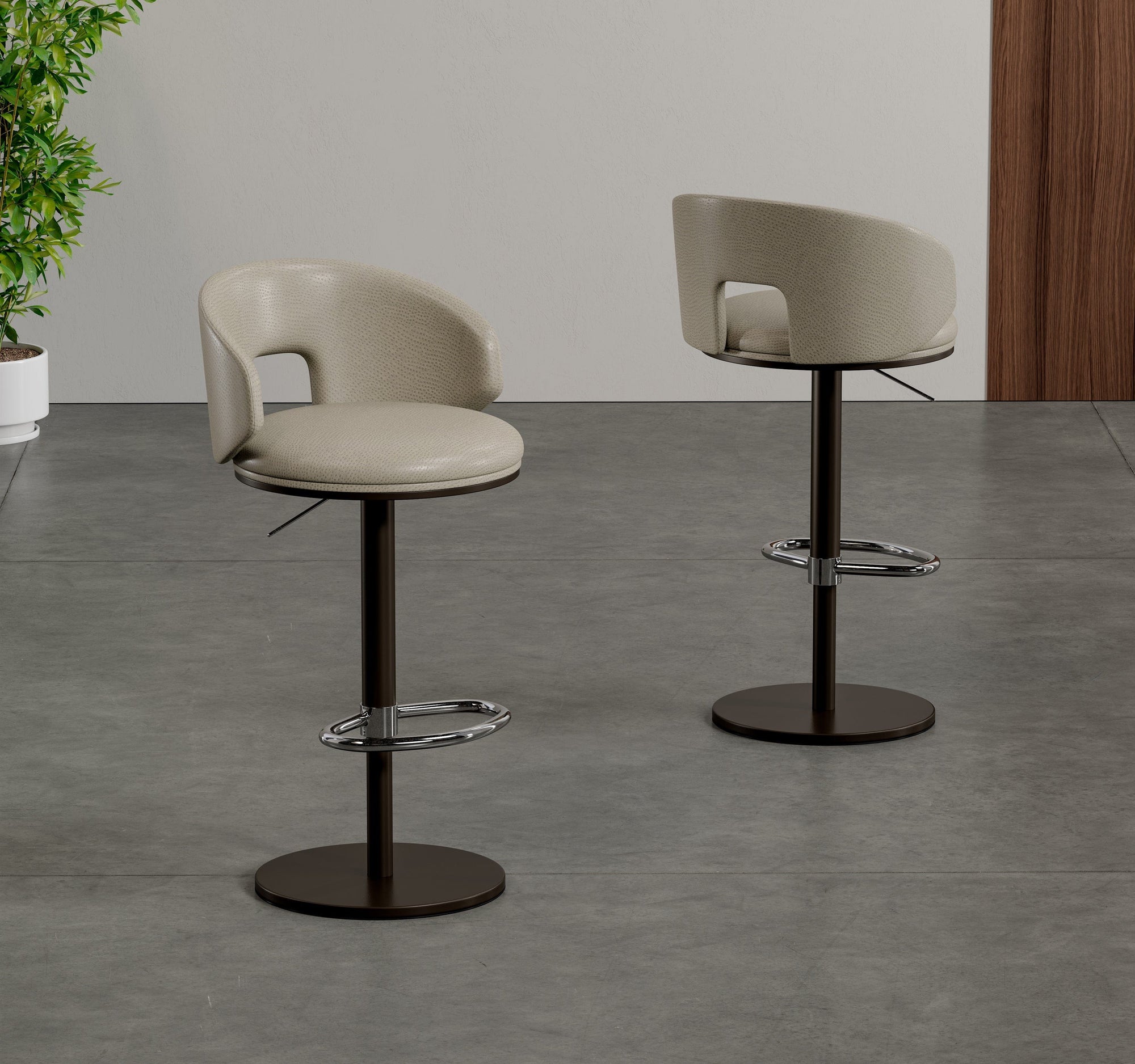 Elite Modern Clay Adjustable Stool