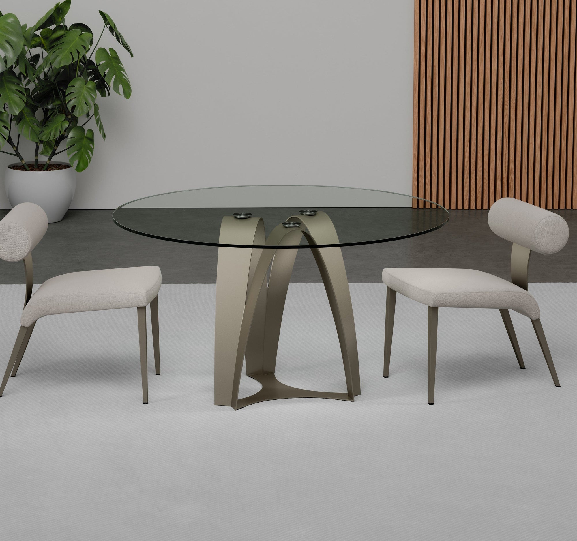 Elite Modern Duomo Round Dining Table