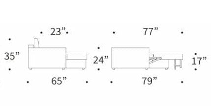 Innovation Neah Sectional Sleeper Sofa