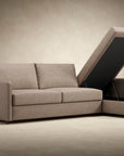 Innovation Neah Slim Arm Sectional Sleeper Sofa