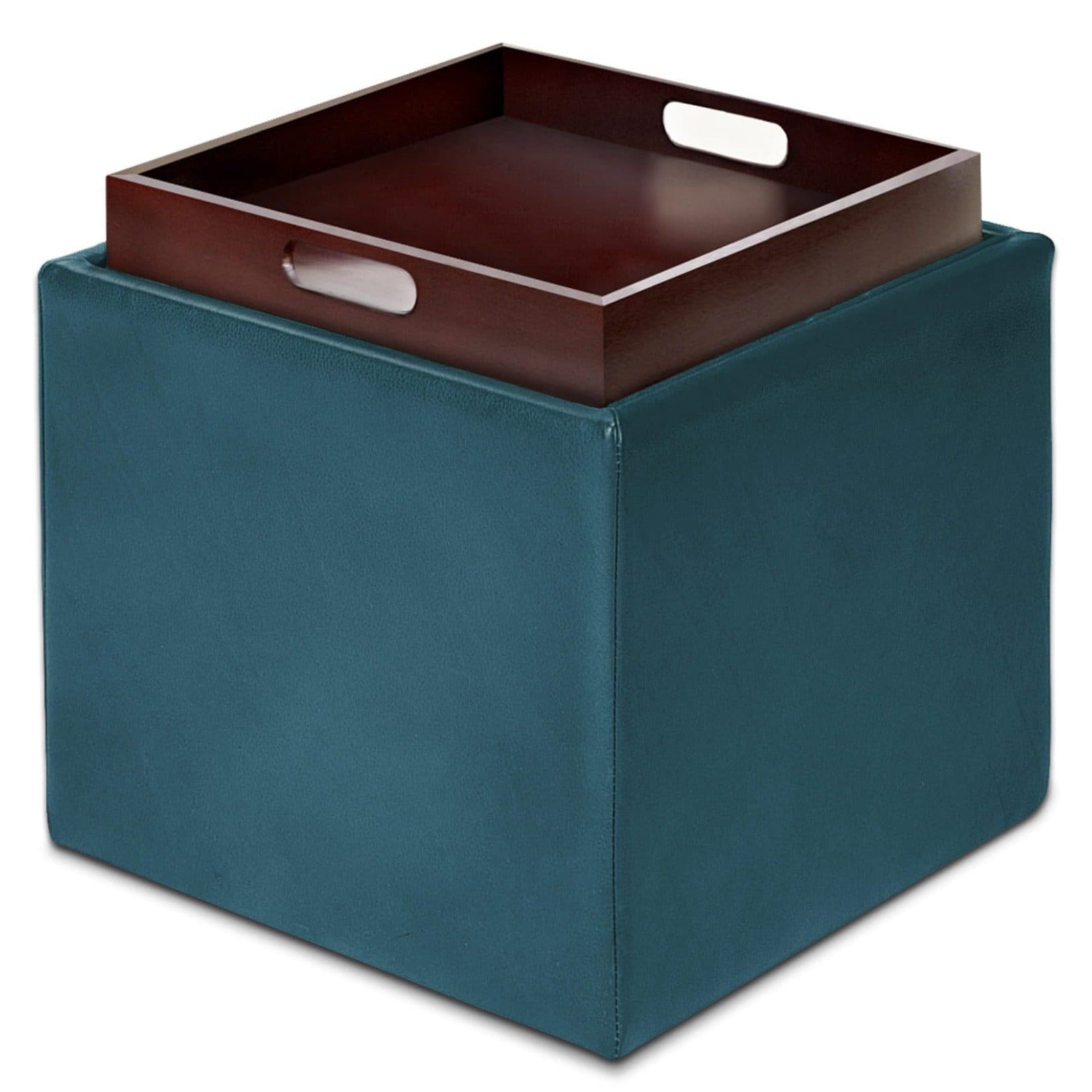 American Leather Uno Square Storage Ottoman