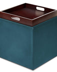 American Leather Uno Square Storage Ottoman