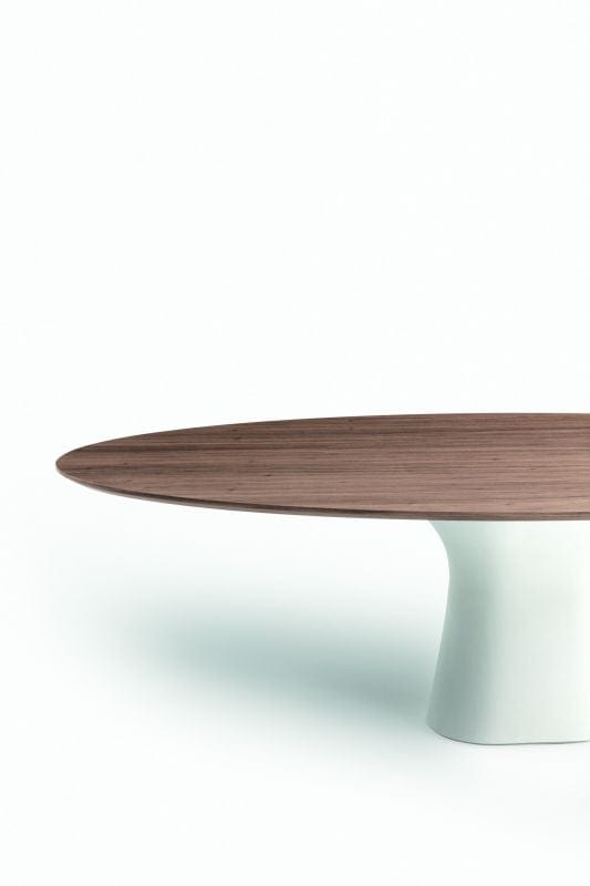 Bontempi Podium Wood Top Dining Table