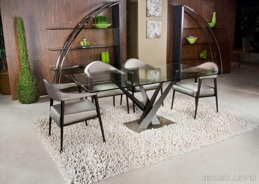 Elite Modern Crystal Dining Table