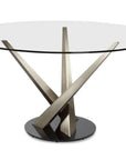 Elite Modern Crystal Round Dining Table