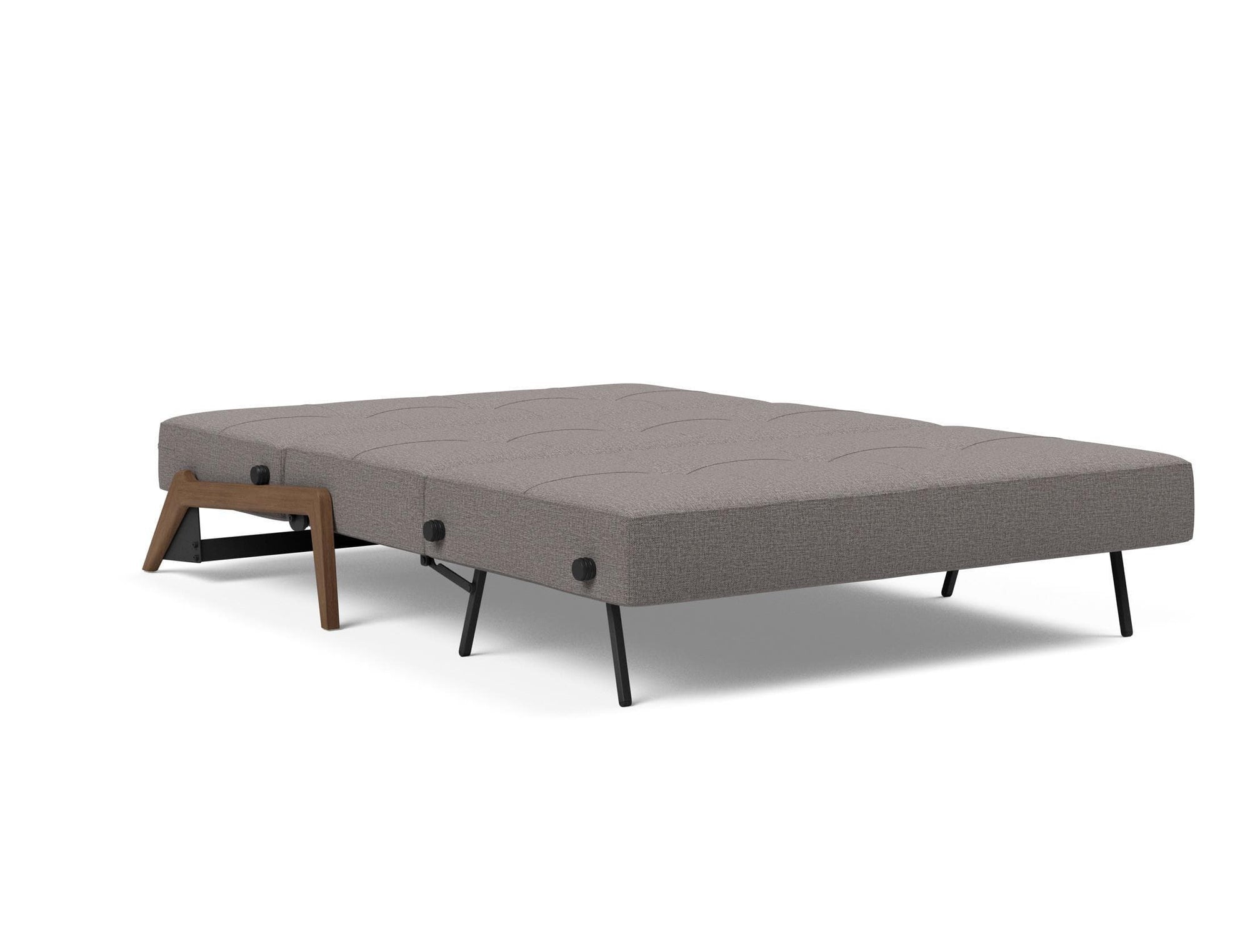 Innovation Cubed Full Size Sofa Bed With Dark Wood Legs