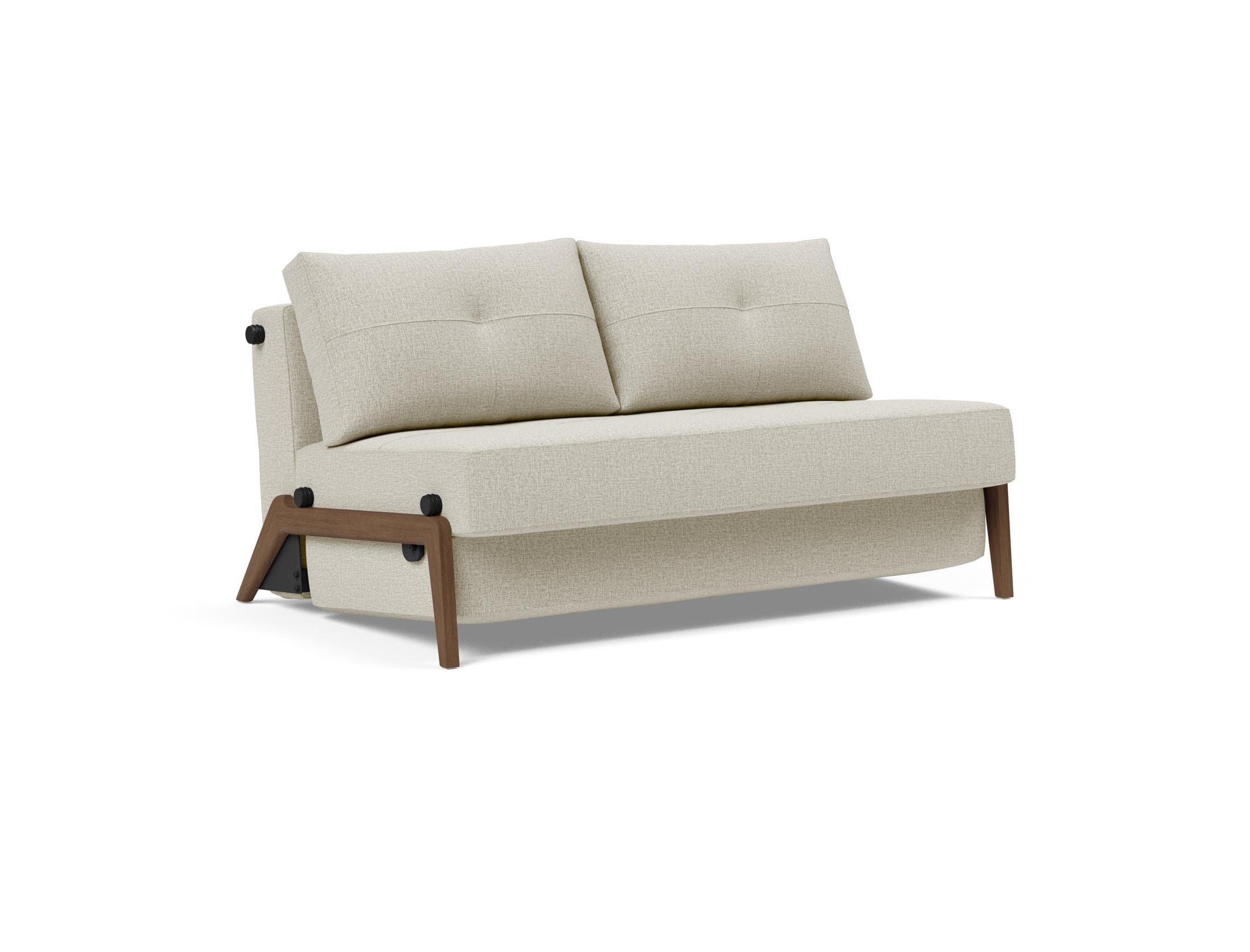 Innovation Cubed Full Size Sofa Bed With Dark Wood Legs Jensen Lewis