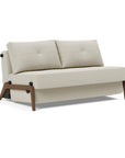 Innovation Cubed Full Size Sofa Bed With Dark Wood Legs