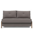 Innovation Cubed Full Size Sofa Bed With Dark Wood Legs