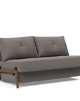 Innovation Cubed Full Size Sofa Bed With Dark Wood Legs