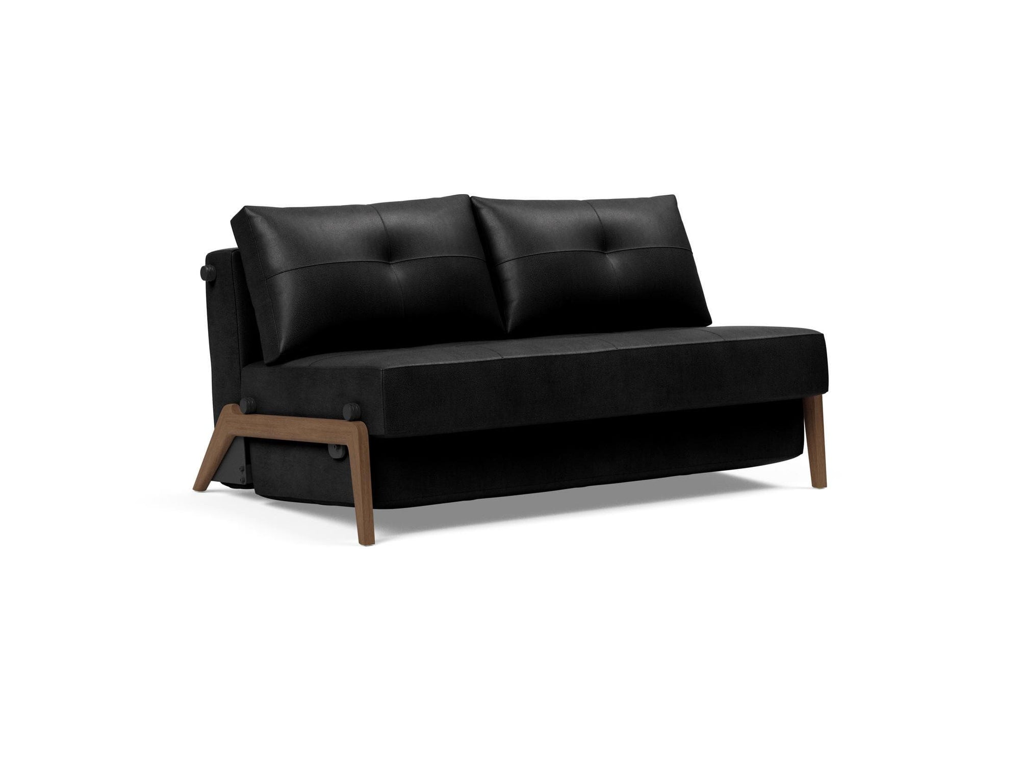 Innovation Cubed Full Size Sofa Bed With Dark Wood Legs