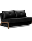 Innovation Cubed Full Size Sofa Bed With Dark Wood Legs