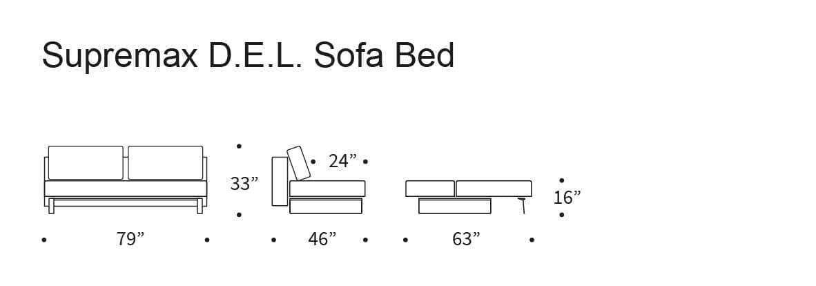 Innovation Supremax D.E.L. Sofa Bed